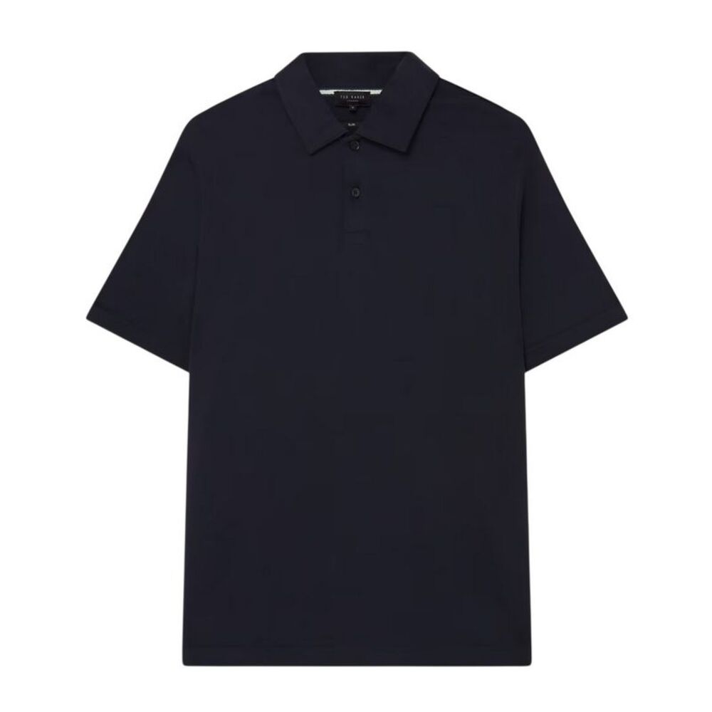 Ted Baker Mens Mercerised Cotton Polo Shirt / Navy